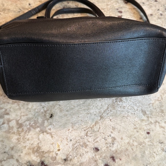 Coach black Leather Satchel cross body - Picture 6 of 9